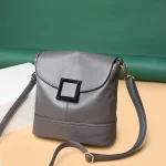Soft Leather Luxury Designer Solid Shoulder Crossbody Bags
