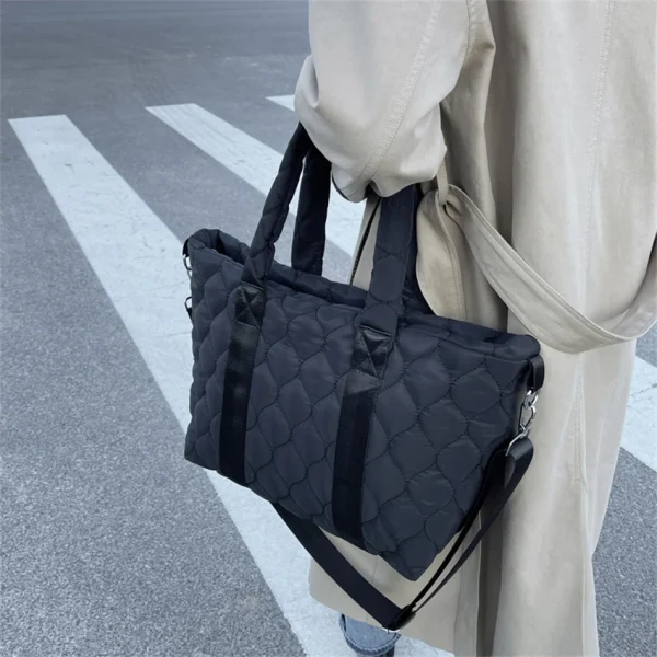 High Quality Quilted Eco Tote: Designer Winter Bag