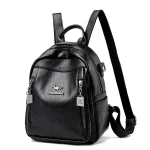 Vintage High Quality Leather Large Capacity Backpack