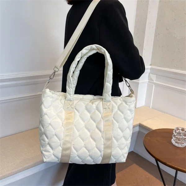 High Quality Quilted Eco Tote: Designer Winter Bag