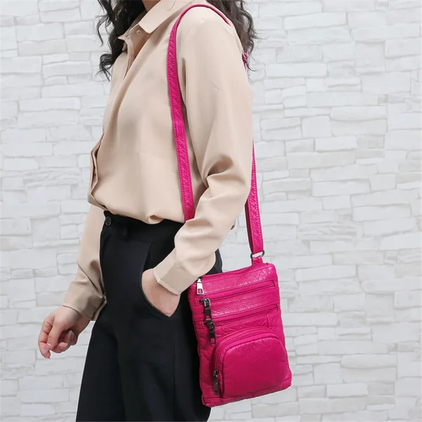 High Quality Retro Eco Shoulder Bag: Multi-pocket Fashion