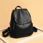 High Quality Large Capacity  Leather Backpack