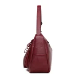 Luxurious Designer Pu Leather Soft Crossbody Bag