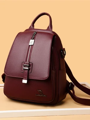 Designer Chic Eco Leather Backpack