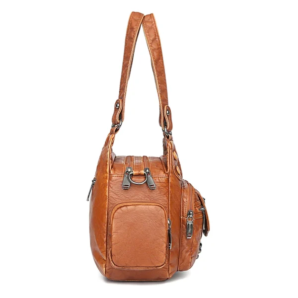 High Quality Luxury Soft Leather Designer Shoulder Tote