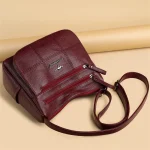 Luxurious Designer Pu Leather Soft Crossbody Bag