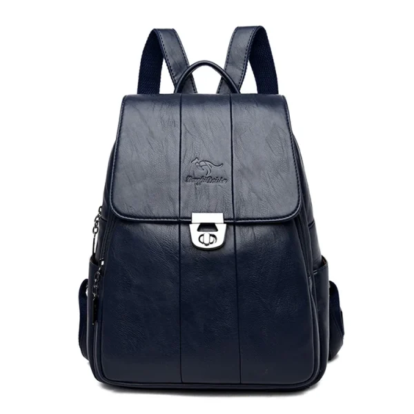 High Capacity Soft Leather School Bags for Teenage