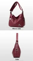 Luxury Designer Eco Chic Leather Crossbody Bag