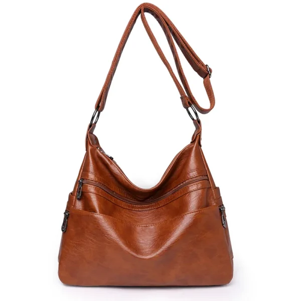 Luxury Designer Branded Soft Leather Shoulder Bag