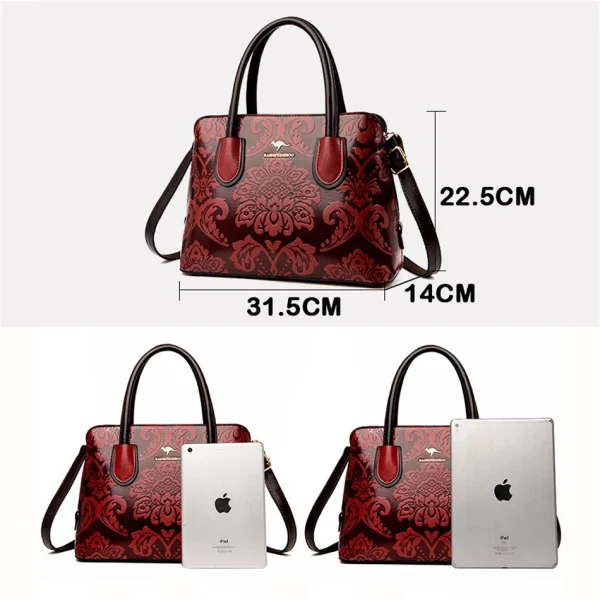 Flower Pattern Luxury Designer Large Capacity Tote Sac A Main