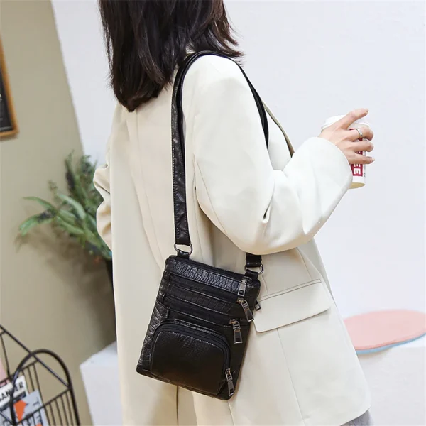 High Quality Retro Eco Shoulder Bag: Multi-pocket Fashion