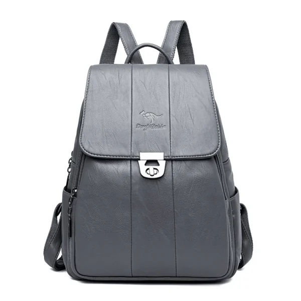 High Capacity Soft Leather School Bags for Teenage