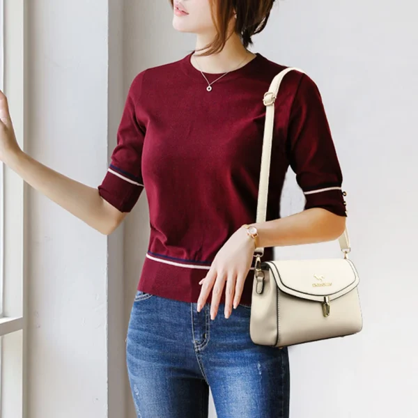 High Quality Solid Color Casual Solid Color Casual Crossbody Bag