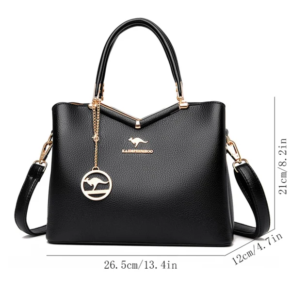 High Quality Luxury High-capacity Handbags Purses 3 Layers Women Tote Bag