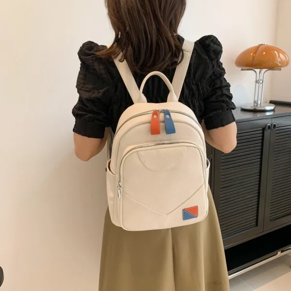 High-quality Soft Leather Backpack