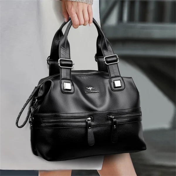 Designer Style Casual Ethical Leather Tote Bag