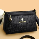 Luxury Designer High Quality Leather Shoulder Messenger Crossbody Bag