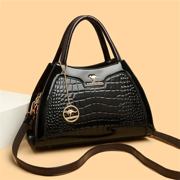 Luxury Design Chic Croc-Patterned Eco-Bag