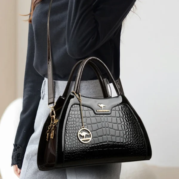 Luxury Design Chic Croc-Patterned Eco-Bag