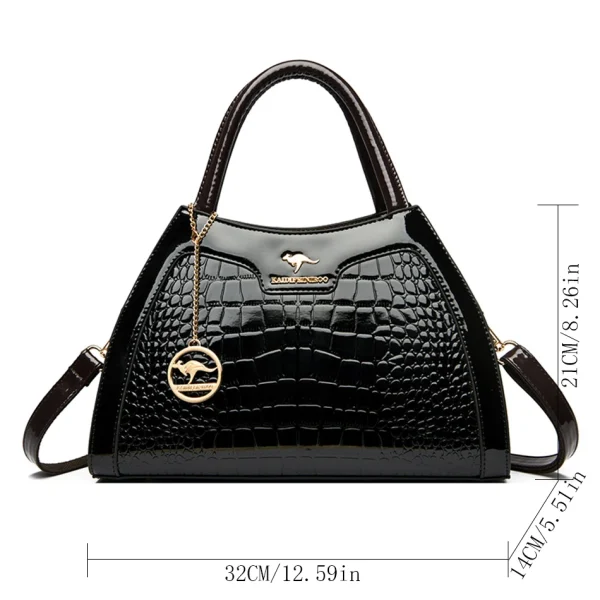 Luxury Design Chic Croc-Patterned Eco-Bag