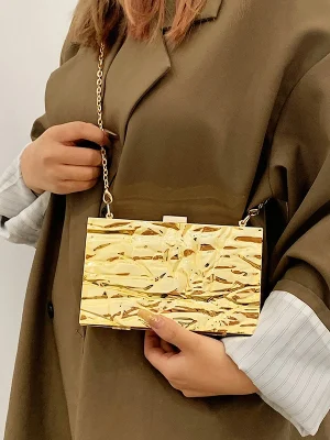 Metal-Box-Party-Handbags-For-Women-Evening-Clutch-Hand-Pouch-Shiny-Gold-Silver-Messenger-Bag-Luxury