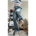 Multi-Pocket Retro Street High Waisted Harajuku Style Jeans