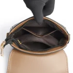 Flip Cover Retro Stone Pattern Shoulder Bag