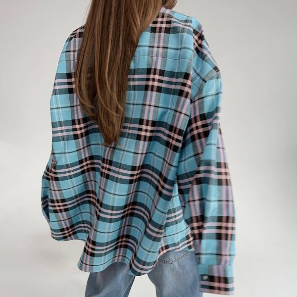 Girlish Plaid Shirt Outfit Ideas