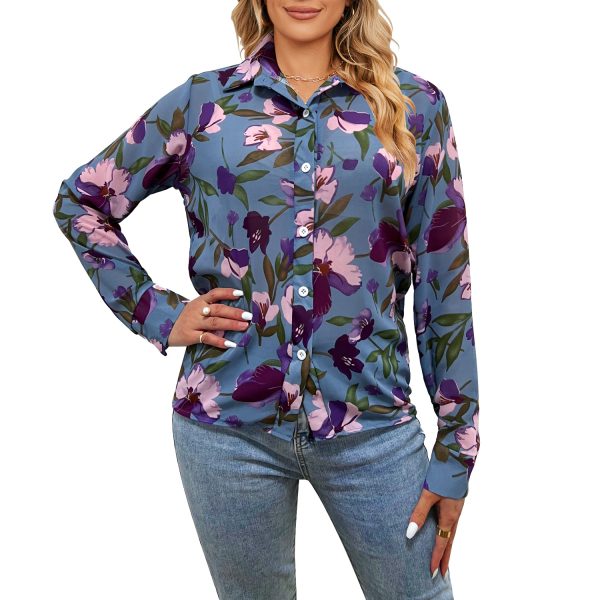 Printed Floral Shirt: Women's Spring/Summer Clothing