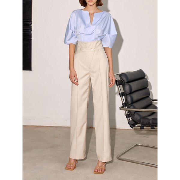 Summer Drooping Slimming Wide Leg Pants: Women's