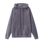 Casual Loose Hooded Drawstring Design Double-Sided Polar Fleece Thick Loose All-Matching Hoodie