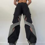 Chic Cross Design High Waist Pants: Summer Casual