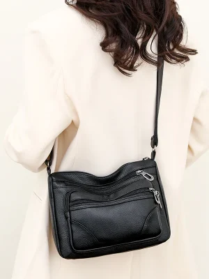 Retro-Solid-Color-PU-Leather-Women-s-Wallet-Fashion-Exquisite-Shopping-Bag-Handbags-Shoulder-Underarm-Bag