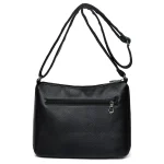 Retro Solid Color PU Leather Women's Exquisite Shopping Bag