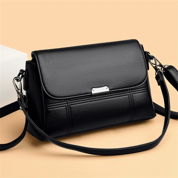 Luxury Vintage  Women Soft Leather Shoulder Crossbody Bag