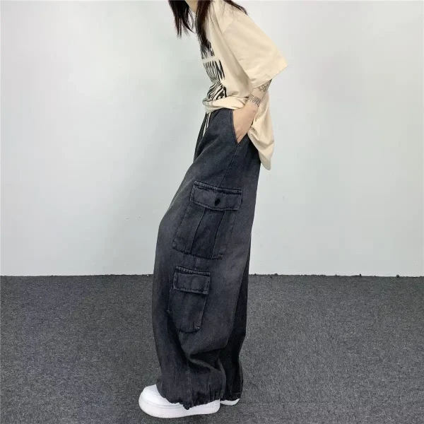 American Pocket Hip Hop Street Cargo Casual Pants