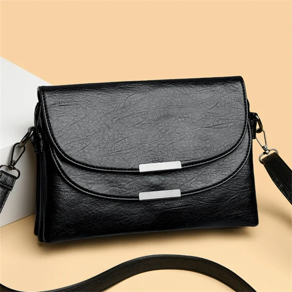 High Quality Luxury Designer  Leather Solid Crossbody Sac