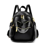 High Quality Soft Leather Travel Backpack School