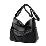 High Quality Leather Multi-Pockets Messenger Bag