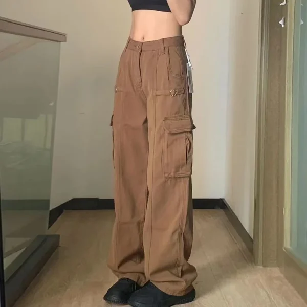 Oversized Vintage 90S Cargo Low Waist Trousers