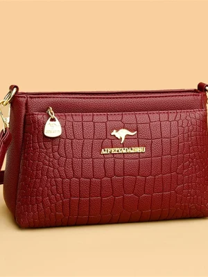 Luxury Designer High Quality Leather Shoulder Messenger Crossbody Bag