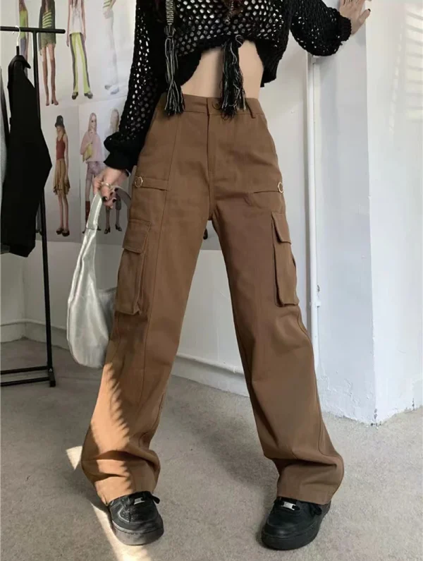 Oversized Vintage 90S Cargo Low Waist Trousers