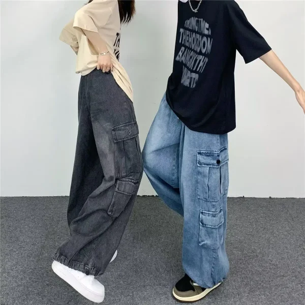 American Pocket Hip Hop Street Cargo Casual Pants