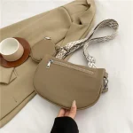 2-in-1 Cowhide Soft Leather Crossbody Handbag