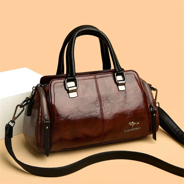 High Quality Ethical Leather Crossbody: Vintage Chic