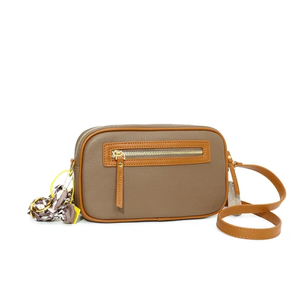 100% cowhide Crossbody Phone Shoulder Bag