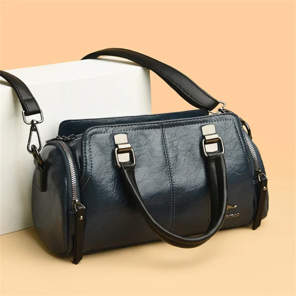 High Quality Ethical Leather Crossbody: Vintage Chic