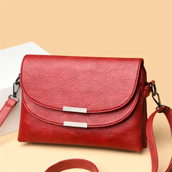 High Quality Luxury Designer  Leather Solid Crossbody Sac