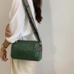 Oil Wax Leather Vintage Crossbody PU Leather Cell Phone Shoulder Bag
