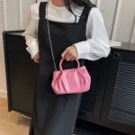 Korean Style Cloud Bag Pattern Underarm Bag